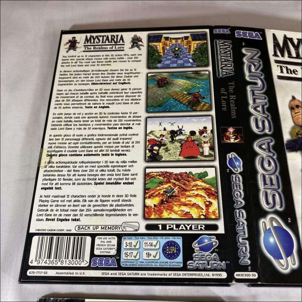 Buy Mystaria Sega saturn game complete -@ 8BitBeyond Buy Mystaria Sega saturn game complete -@ 8BitBeyond